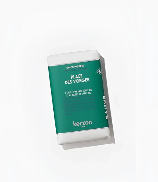 Savon solide mains Kerzon Place des Vosges 100g au soin authentique