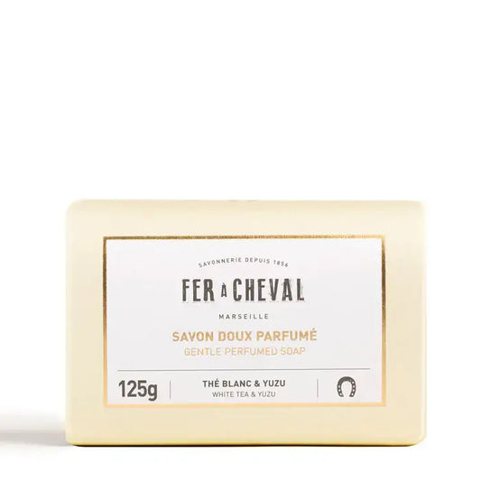 Savon solide mains corps - Thé blanc et yuzu 125g