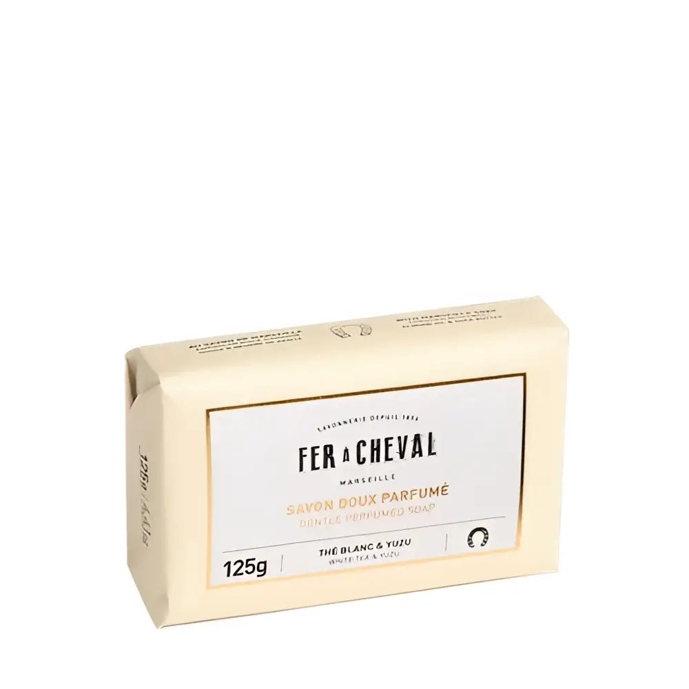 Savon solide mains Fer à Cheval thé blanc et yuzu 125g réparateur
