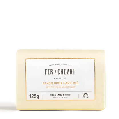 Savon solide mains thé blanc yuzu 125g aux vertus réparatrices