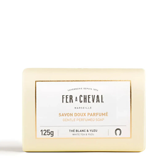 Savon solide mains thé blanc yuzu 125g aux vertus réparatrices