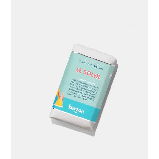 Savon solide mains et corps - le soleil 100g