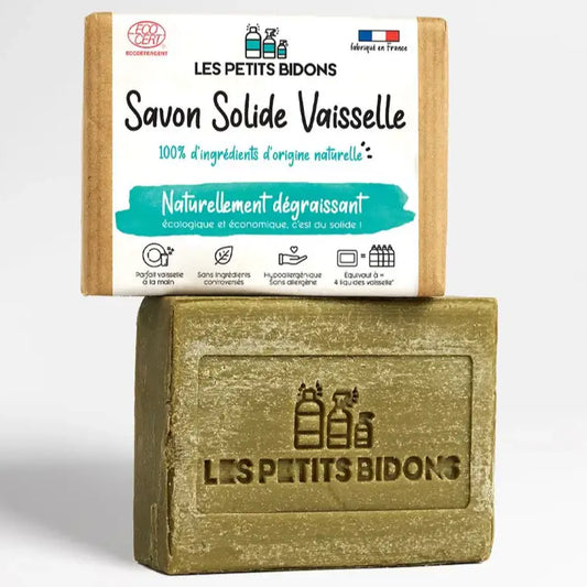 Barre de savon solide vaisselle avec emballage pour un nettoyage écologique et efficace