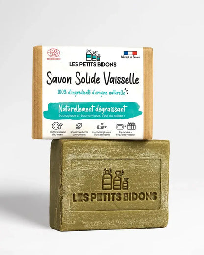 Savon solide vaisselle 200g, emballage éco zéro déchet