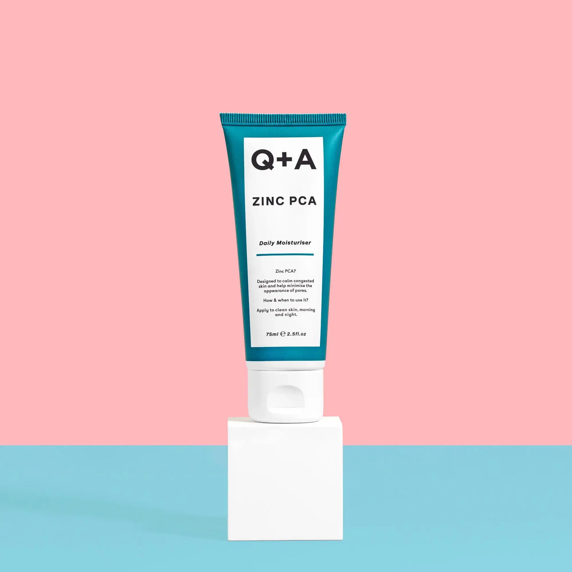 Tube Q+A Zinc PCA Soin Hydratant Quotidien pour Barrière Cutanée