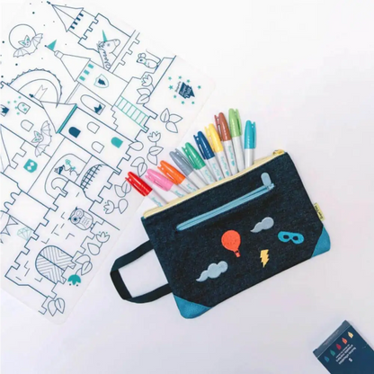 Set De Table À Colorier Chateau