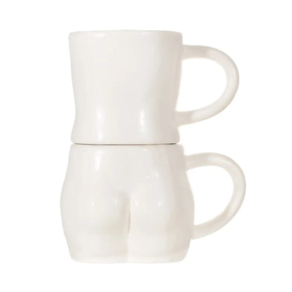 Set de tasses empilables Body aux formes féminines, idée cadeau fun