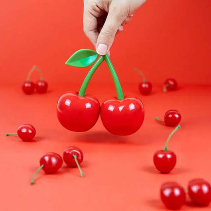 Set Sel & Poivre Cherry Rouge Plastique