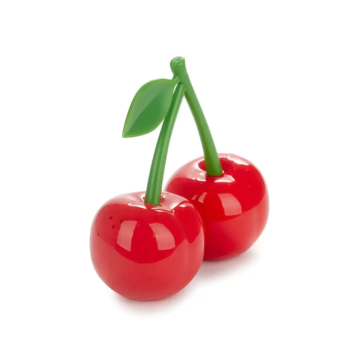 Set de sel et poivre cerises rouges en plastique cherry rouge plastique