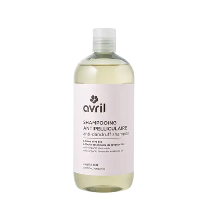 Shampoing anti-pelliculaire 500ml à l’aloe vera bio et huiles essentielles naturelles