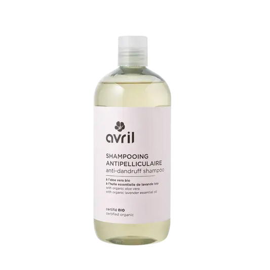Shampoing anti-pelliculaire 500ml à l’aloe vera bio et huiles essentielles naturelles