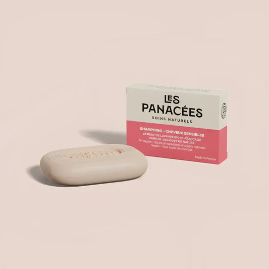 Shampoing solide Bouquet de Nature à la lavande bio, formule douce pour cheveux sensibles