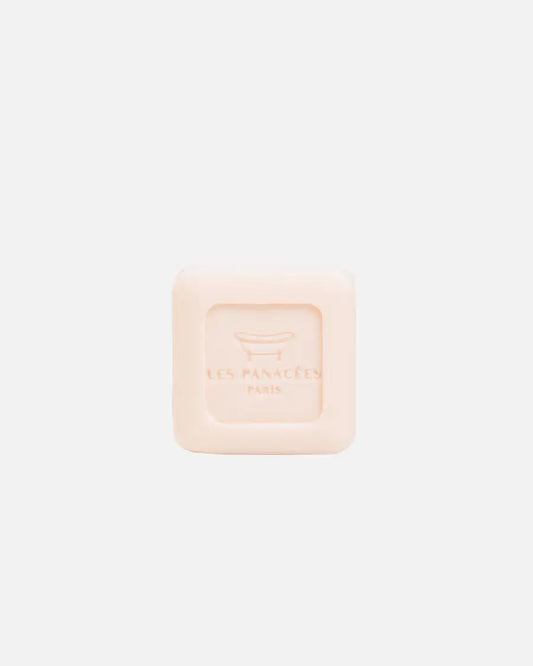 Après-shampoing solide Bouquet De Nature, savon rose pâle carré arrondi pour soins capillaires naturels