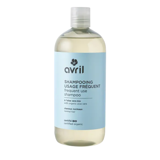 Shampoing usage frequent 500 ml avec aloe vera bio pour cuir chevelu sain