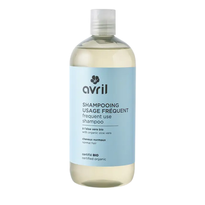 Shampoing usage fréquent 500ml à l’aloe vera bio pour routine capillaire