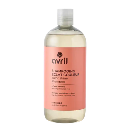 Shampoing Éclat De Couleur Avril 500ml pour cheveux colorés avec aloe vera bio