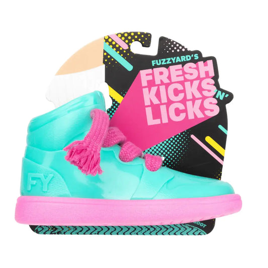 Sneaker interactif Fuzzyard turquoise rose pour santé bucco-dentaire