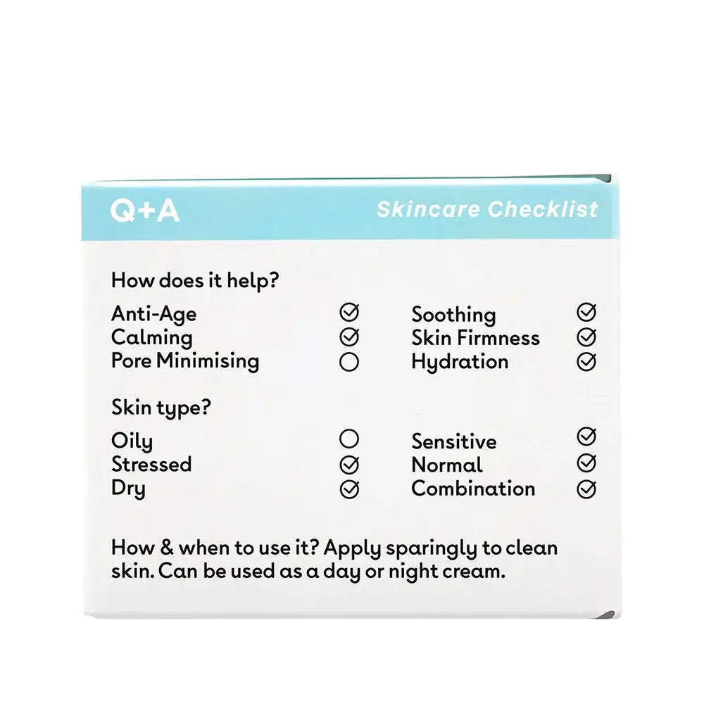 Crème visage algae intensive Snow Algae avec checklist bénéfices