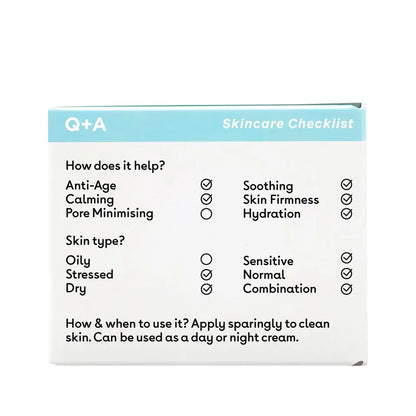 Crème visage algae intensive Snow Algae avec checklist bénéfices