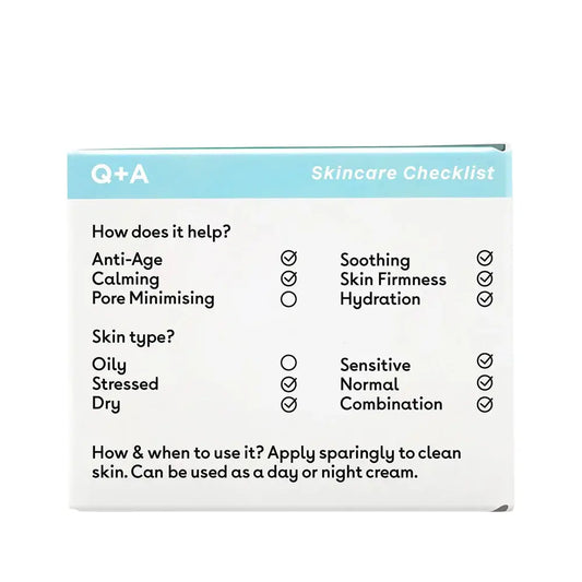 Crème visage algae intensive Snow Algae avec checklist bénéfices