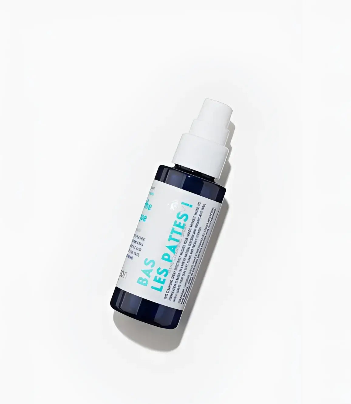 Flacon spray lavant menthe figue 50ml bleu foncé, texture légère et parfum unique bas les pattes