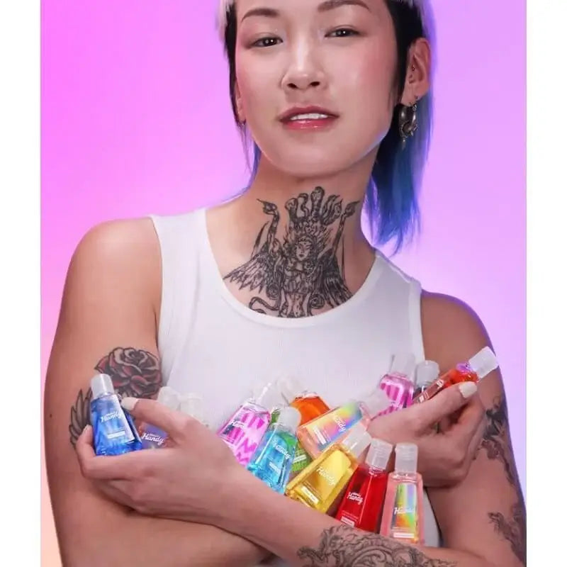 Gel Namaste 30ml : mini bouteilles transparentes colorées avec vaporisation fine