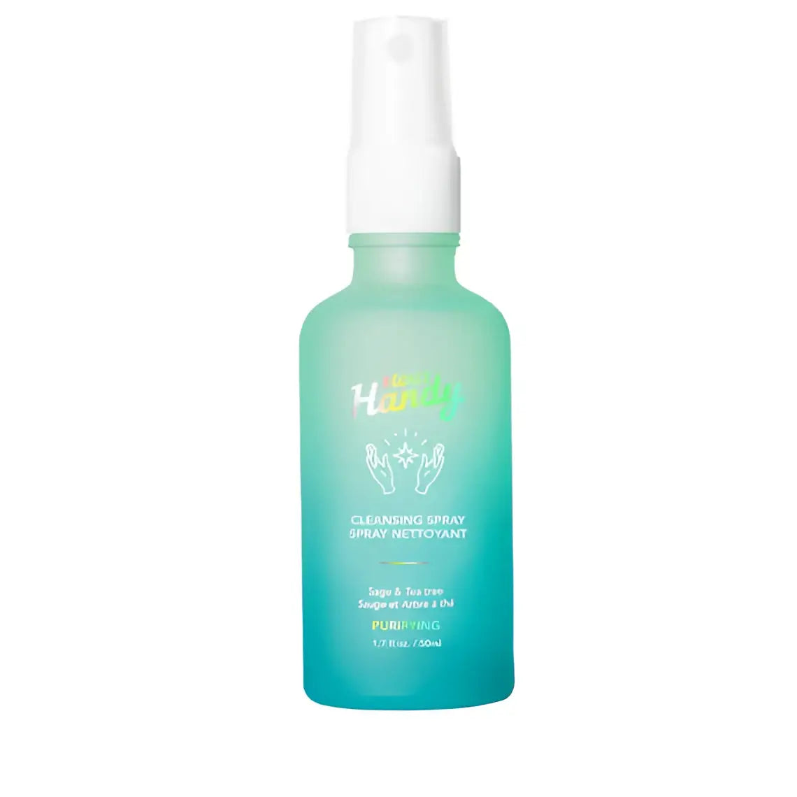 Spray nettoyant purifying au d’arbre à thé en bouteille translucide 50ml