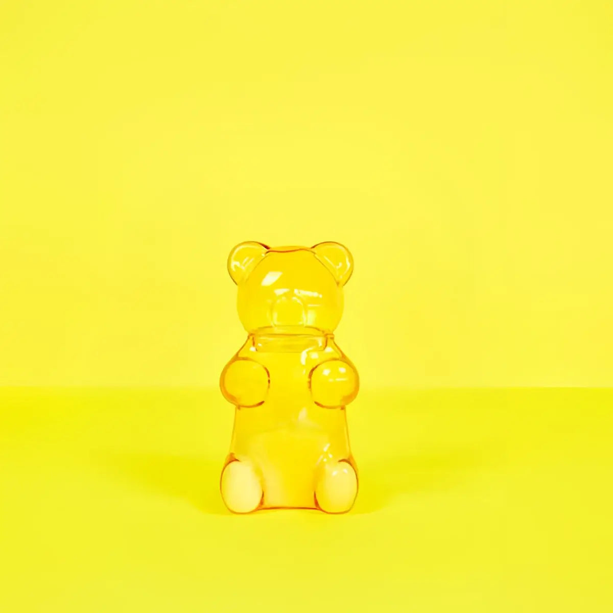 Ours Yummy Bear Jaune translucide en verre borosilicate 250ml