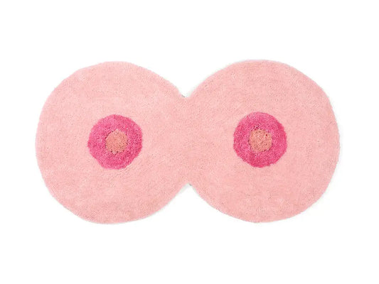 Tapis Boob Rose: design audacieux plus qu’un simple tapis rose en forme de seins