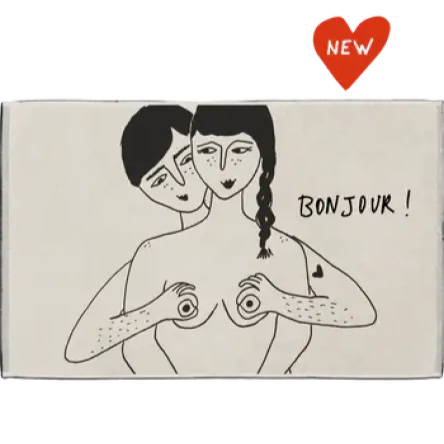 Tapis de bain bonjour