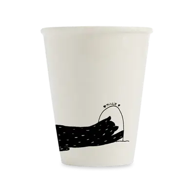 Tasse Millie And Vanillie : tasse Millie avec main noire dans trou