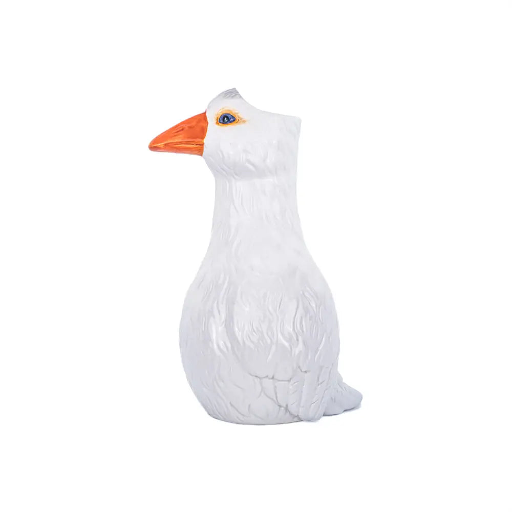 Vase oie blanche
