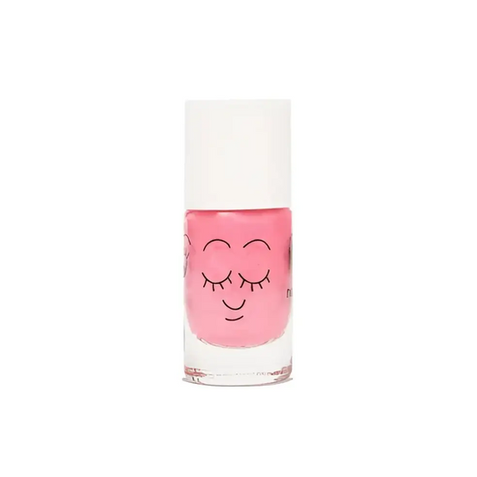 Vernis à l’eau enfant Cookie rose tendre avec visage souriant, doigts conçu pour kids
