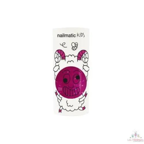 Vernis à l’eau enfant - sheepy framboise pailleté