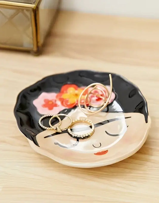 Vide poche Frida Kahlo au design vibrant, idée cadeau parfaite