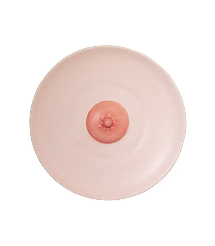 Modèle de sein en silicone réaliste, peau claire et mamelon rose pour Vide Poche Sein, touche artistique
