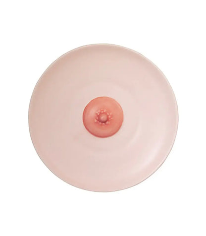 Modèle de sein en silicone réaliste, peau claire et mamelon rose pour Vide Poche Sein, touche artistique