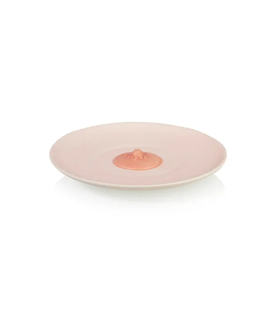 Couverture mamelon silicone rose Vide Poche Sein, touche artistique
